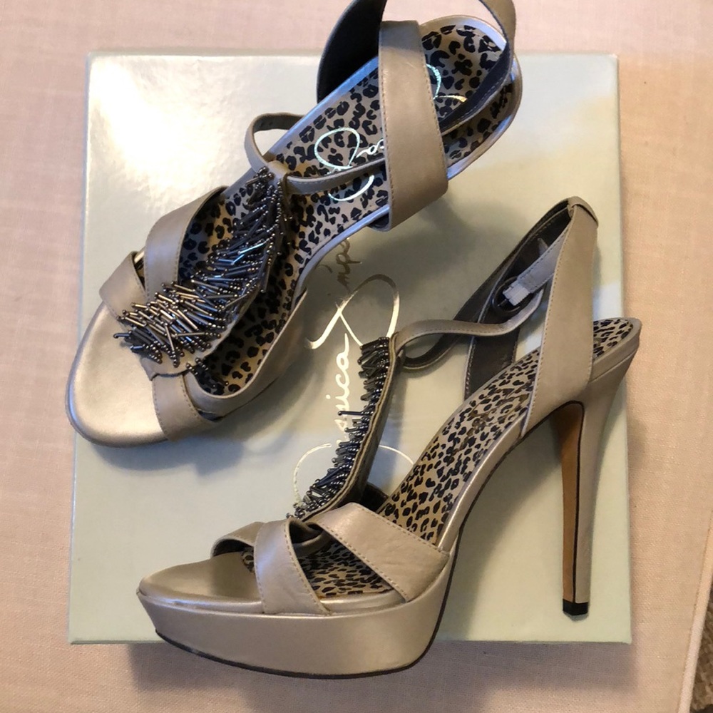 Strappy heels